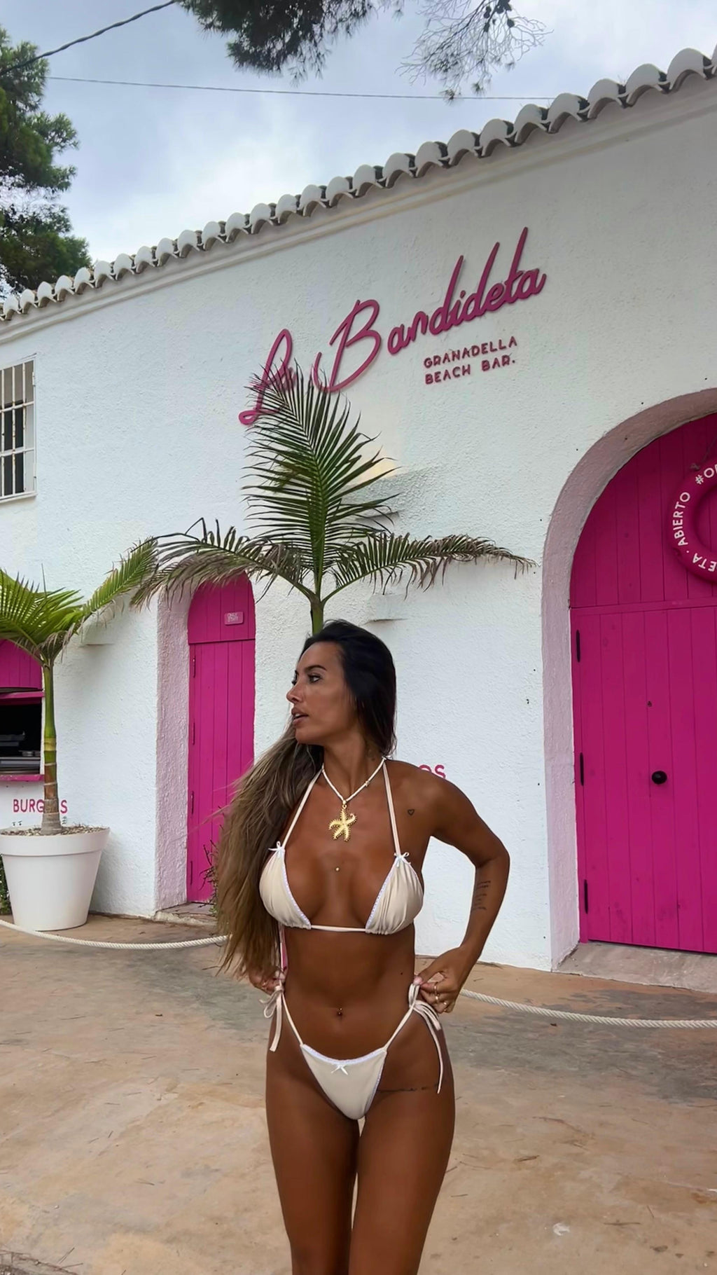 CUTE LIGHT COFFEE BIKINI
